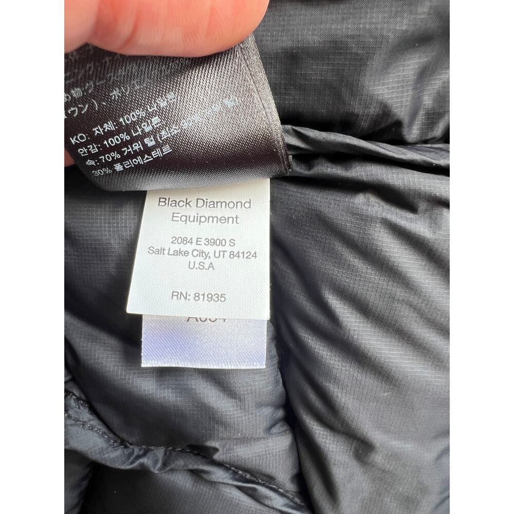 Black Diamond Cold Forge Insulated Down & Synthetic Hoodie Coat Size XL Purple - Picture 8 of 16